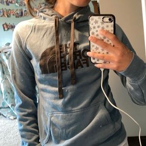The North Face sweatshirt